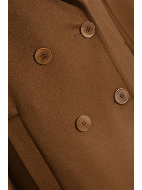 Cappotto over Agenda in lana Nocciola MAX MARA STUDIO | 2526016081600056